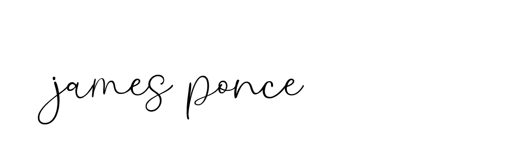 Signature of james-ponce