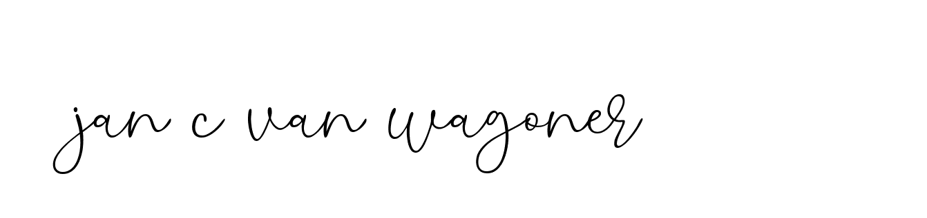 Signature of jan-c-van-wagoner