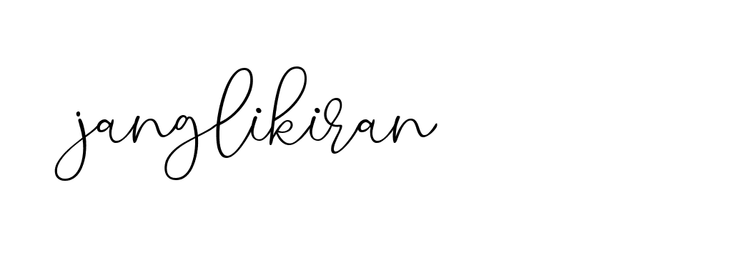 Signature of janglikiran