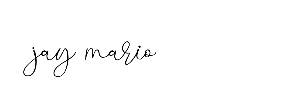 Signature of jay-mario