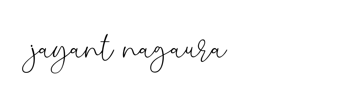 Signature of jayant-nagaura