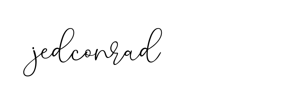 Signature of jedconrad