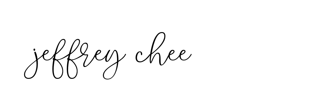 Signature of jeffrey-chee