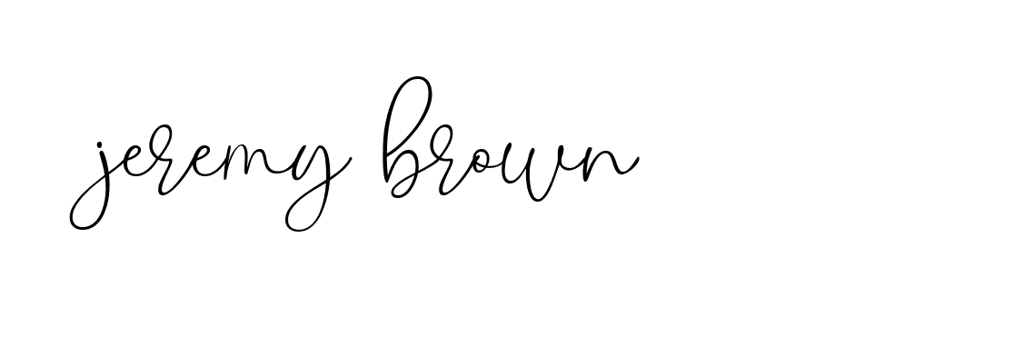 Signature of jeremy-brown