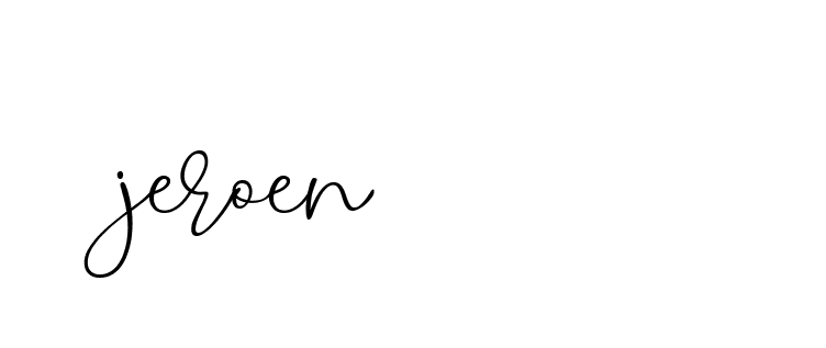 Signature of jeroen