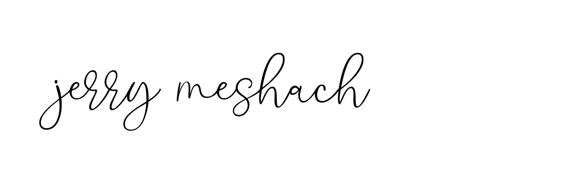 Signature of jerry-meshach