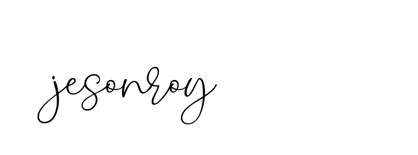 Signature of jesonroy