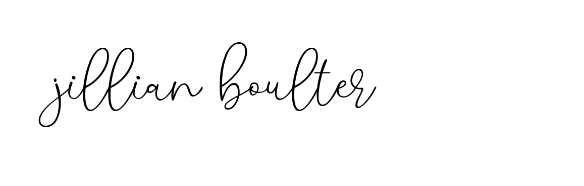 Signature of jillian-boulter