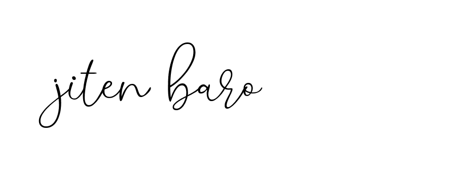 Signature of jiten-baro