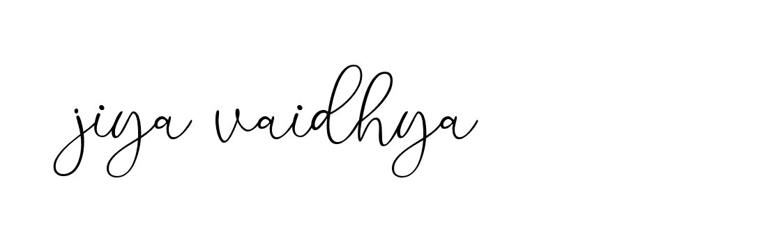 Signature of jiya-vaidhya