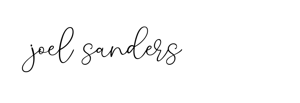 Signature of joel-sanders