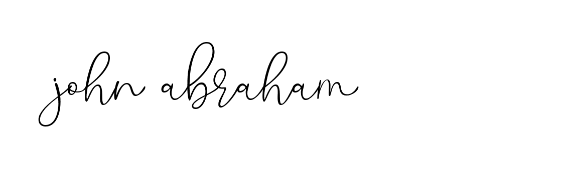 Signature of john-abraham