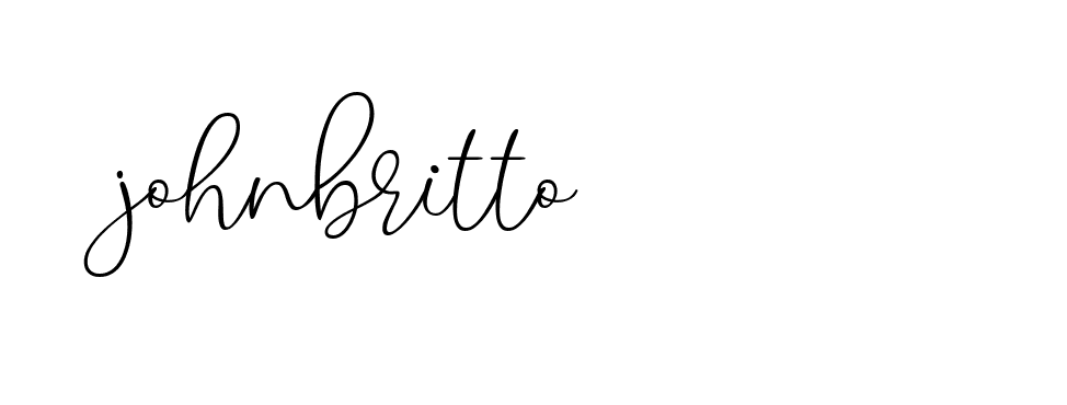 Signature of johnbritto-