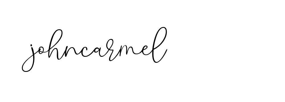 Signature of johncarmel