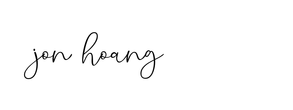 Signature of jon-hoang