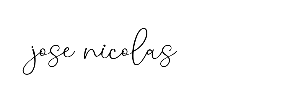 Signature of jose-nicolas