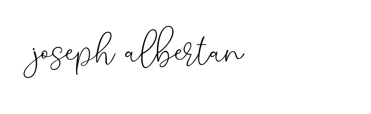 Signature of joseph-albertan