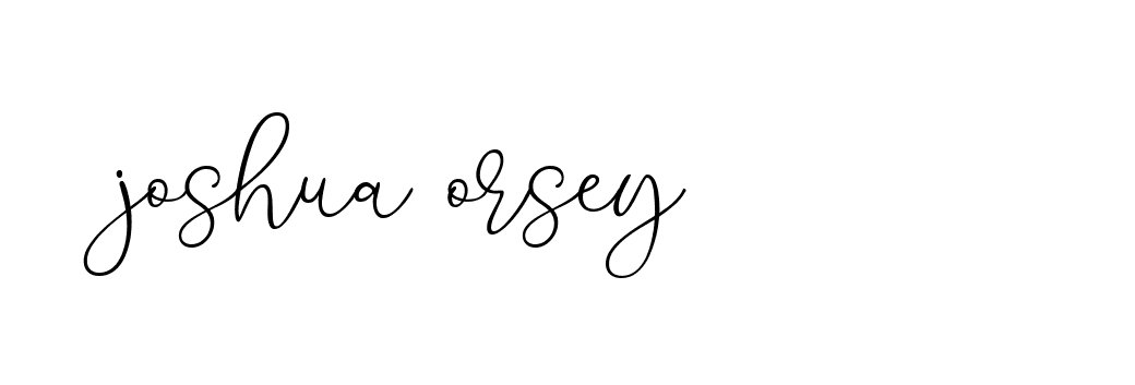 Signature of joshua-orsey