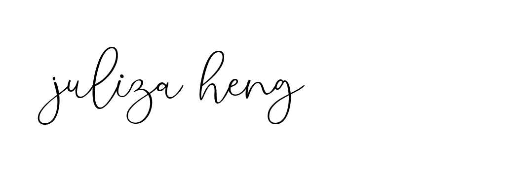 Signature of juliza-heng