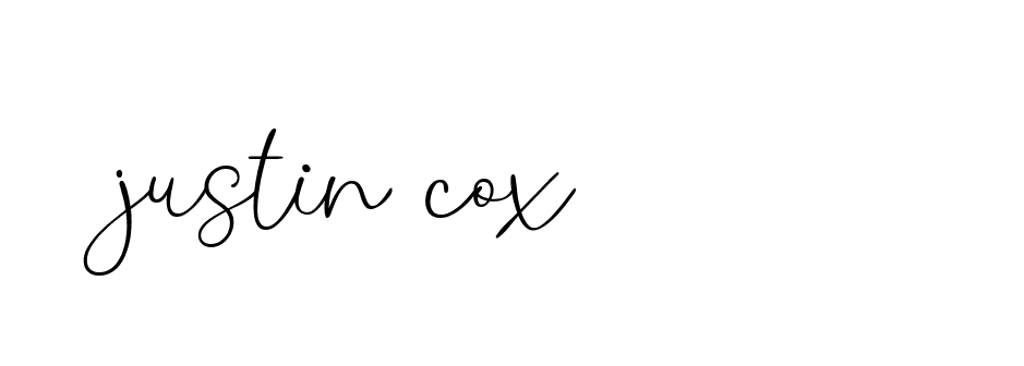 Signature of justin-cox