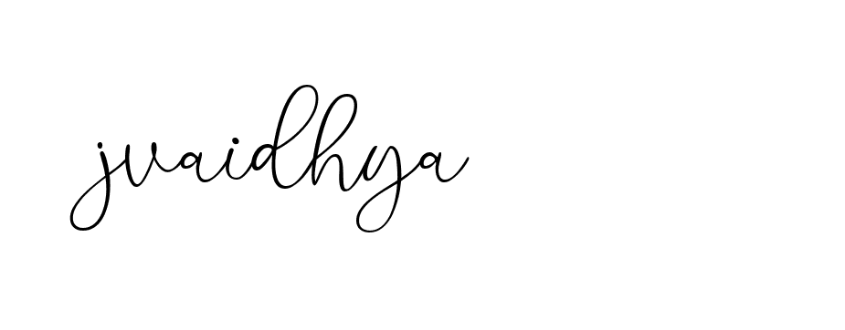 Signature of jvaidhya