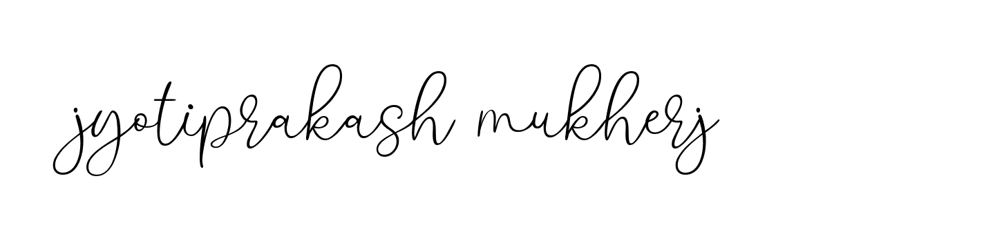 Signature of jyotiprakash-mukherj