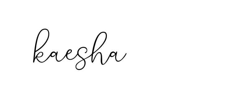 Signature of kaesha