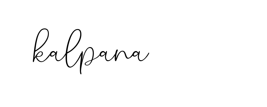 Signature of kalpana