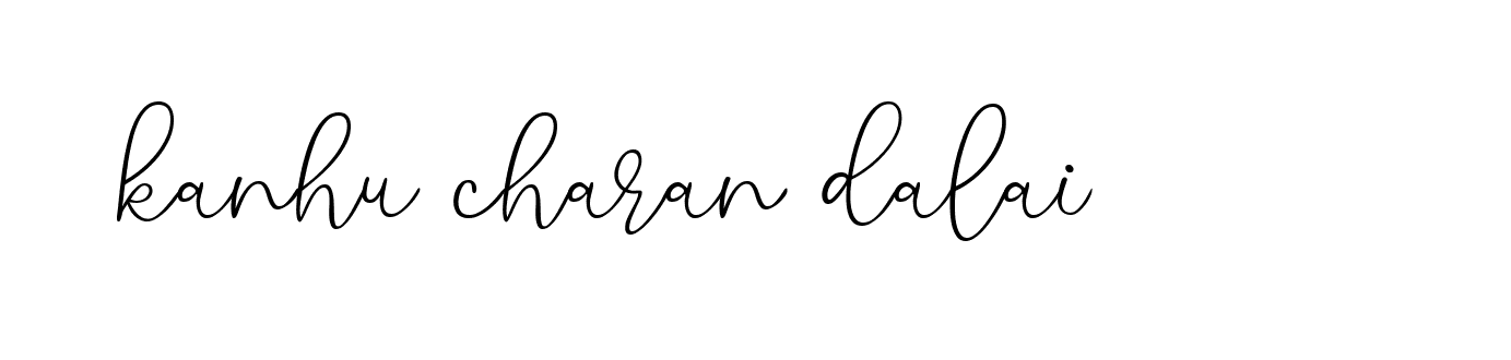 Signature of kanhu-charan-dalai