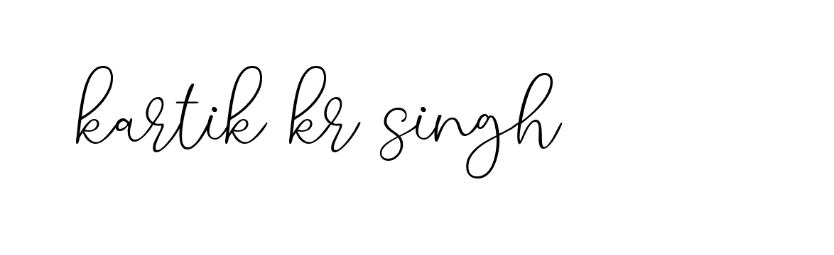 Signature of kartik-kr-singh