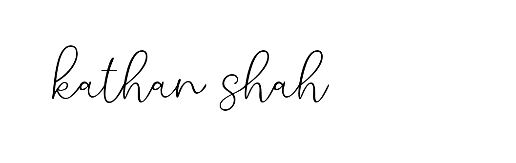 Signature of kathan-shah