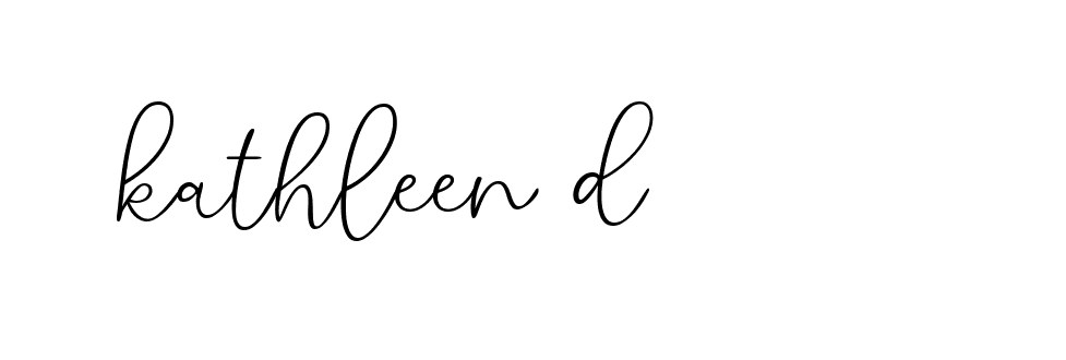 Signature of kathleen-d