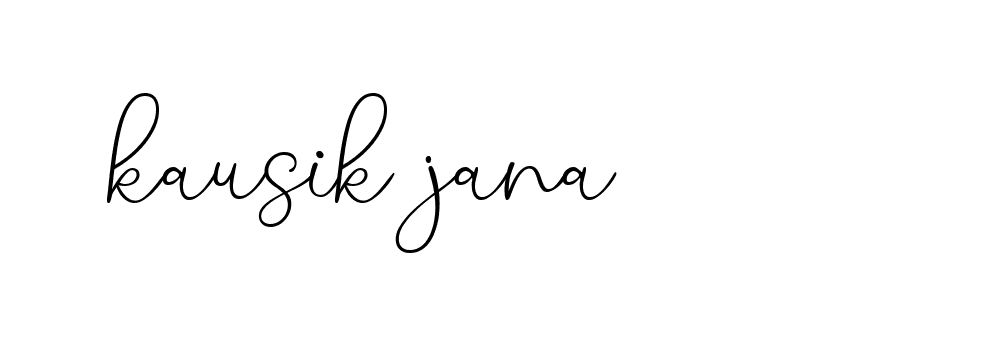 Signature of kausik-jana