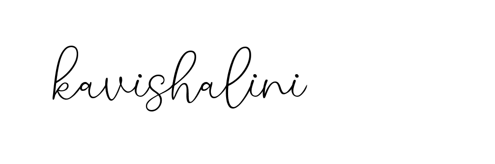 Signature of kavishalini