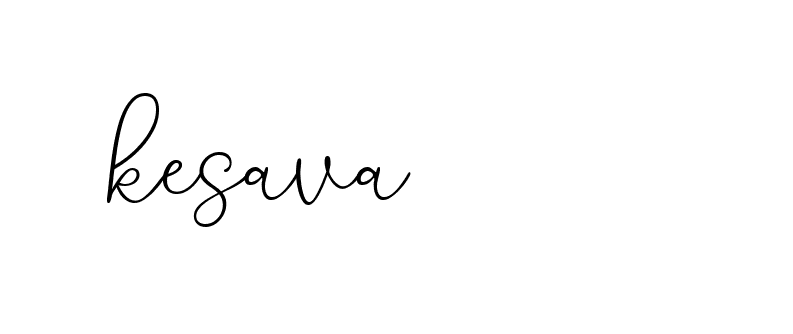 Signature of kesava