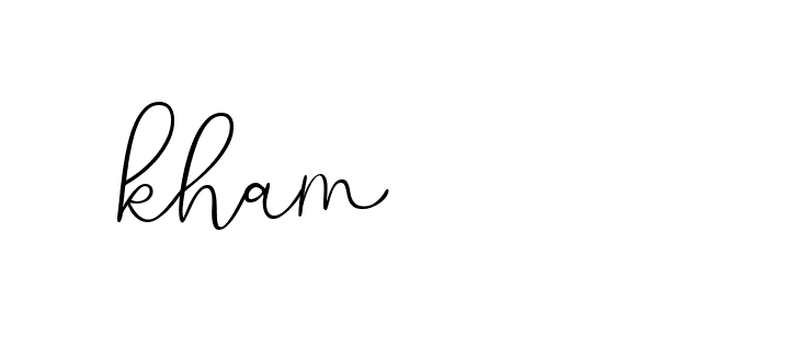 Signature of kham