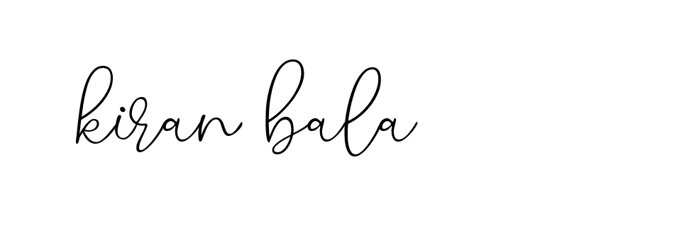 Signature of kiran-bala