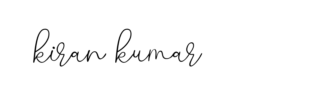 Signature of kiran-kumar