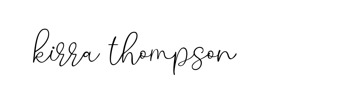 Signature of kirra-thompson