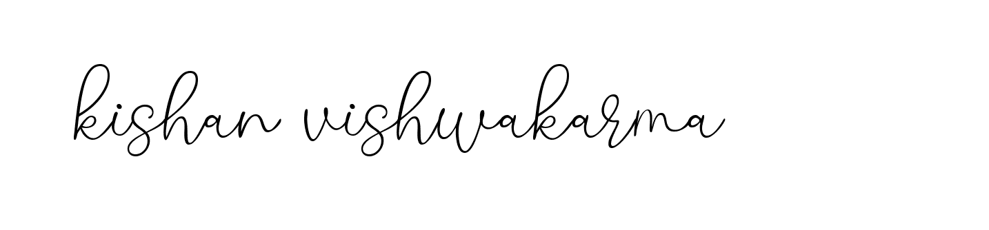 Signature of kishan-vishwakarma