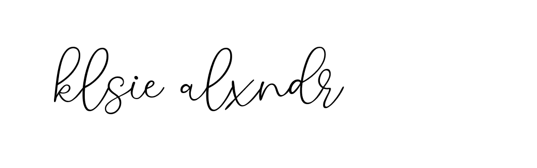 Signature of klsie-alxndr