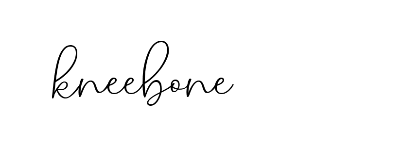 Signature of kneebone