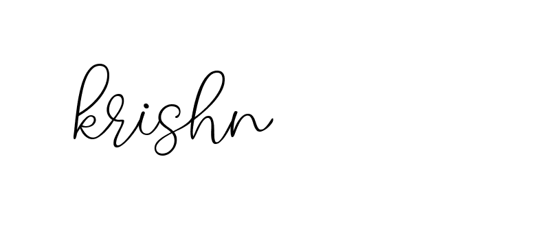 Signature of krishn