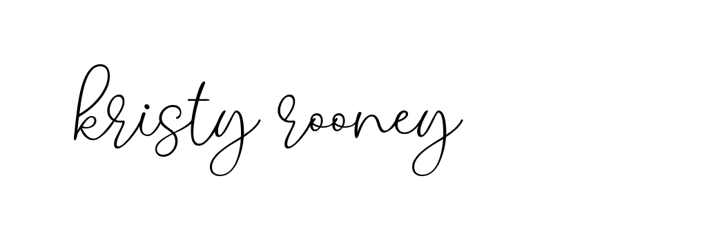 Signature of kristy-rooney