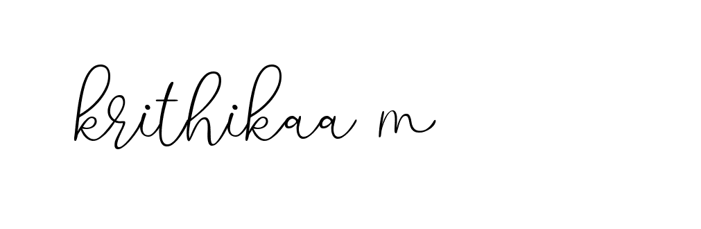 Signature of krithikaa-m