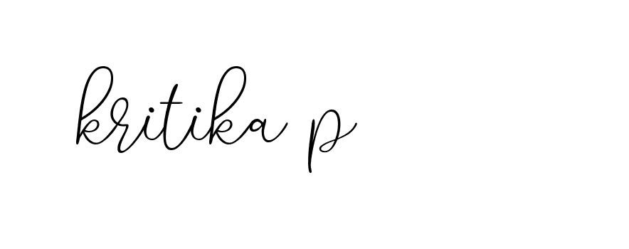 Signature of kritika-p