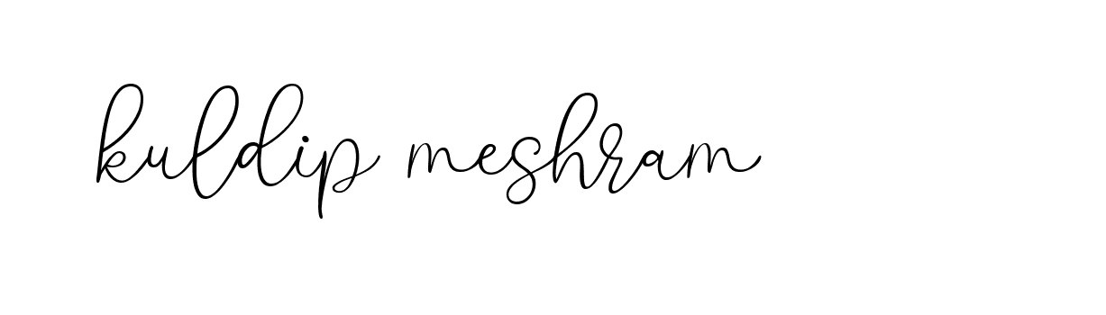 Signature of kuldip-meshram