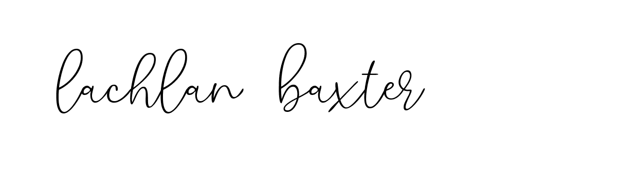 Signature of lachlan--baxter