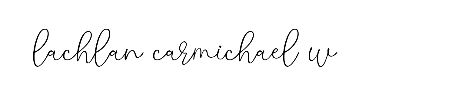 Signature of lachlan-carmichael-w