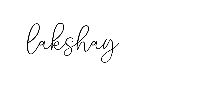 Signature of lakshay